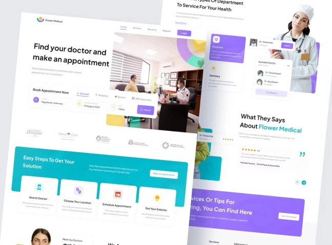 Exercise Landing page